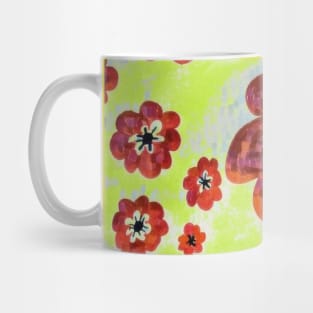 Light floating flower art Mug